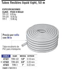 TUBO FLEXIBLE 3/4 TFR-3/4